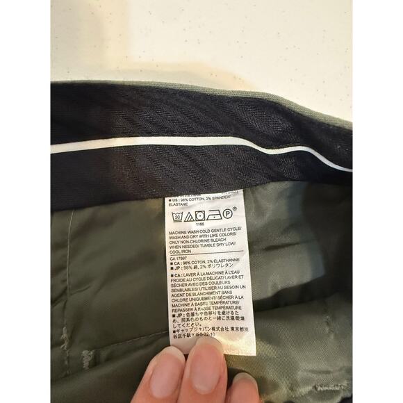 Banana Republic Women's Pants Avery Casual Green Straight Leg Size: 16 - Picture 6 of 8